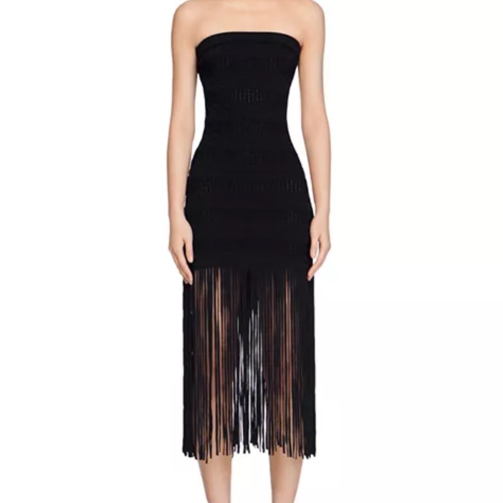 New Sandro dress with fringe